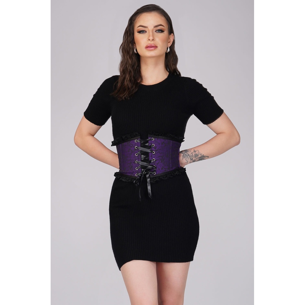 Attitude Corsets - Deondre Korsettgürtel - Lila